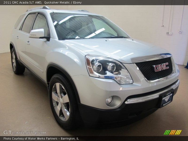 Quicksilver Metallic / Ebony 2011 GMC Acadia SLT AWD