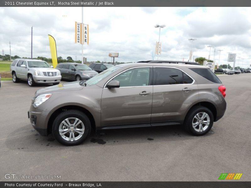 Mocha Steel Metallic / Jet Black 2011 Chevrolet Equinox LT
