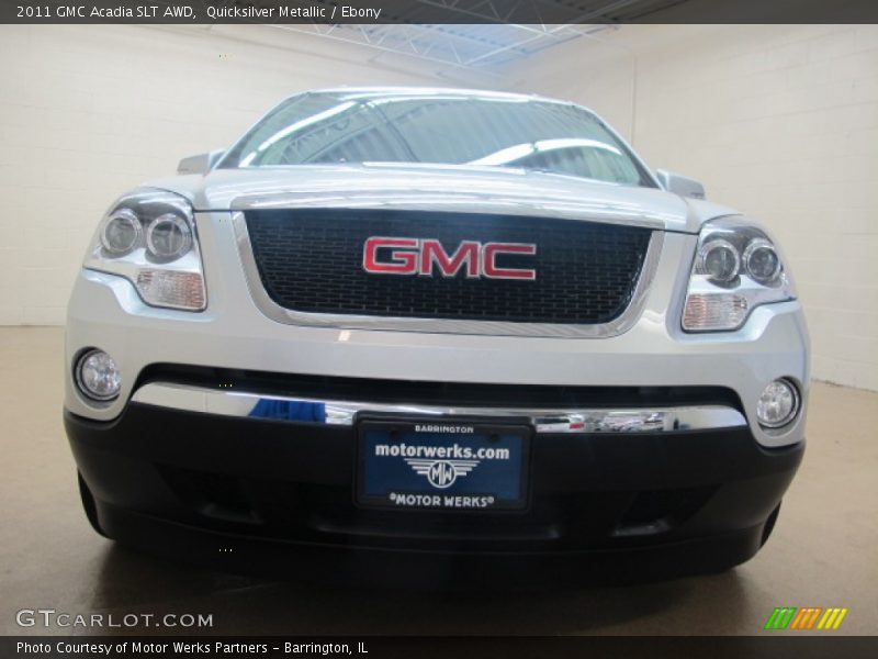 Quicksilver Metallic / Ebony 2011 GMC Acadia SLT AWD
