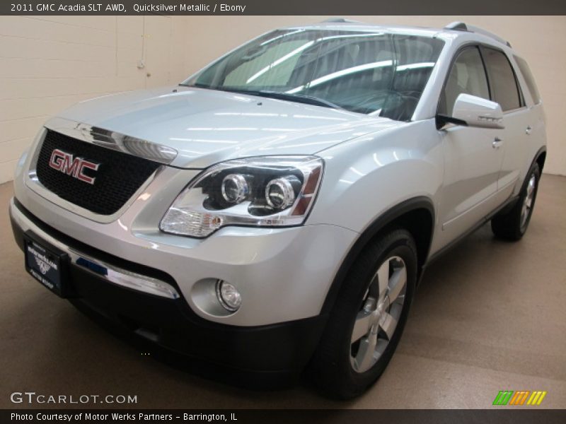 Quicksilver Metallic / Ebony 2011 GMC Acadia SLT AWD