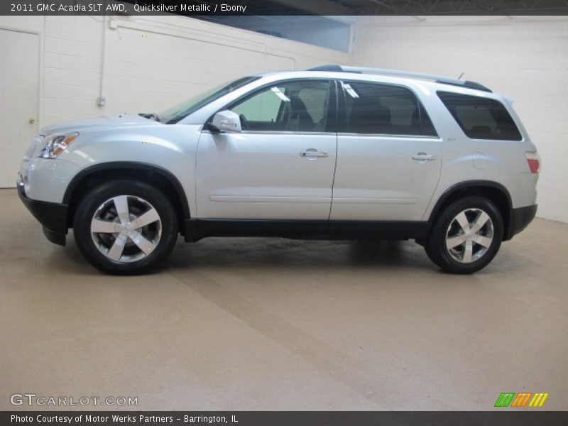 Quicksilver Metallic / Ebony 2011 GMC Acadia SLT AWD