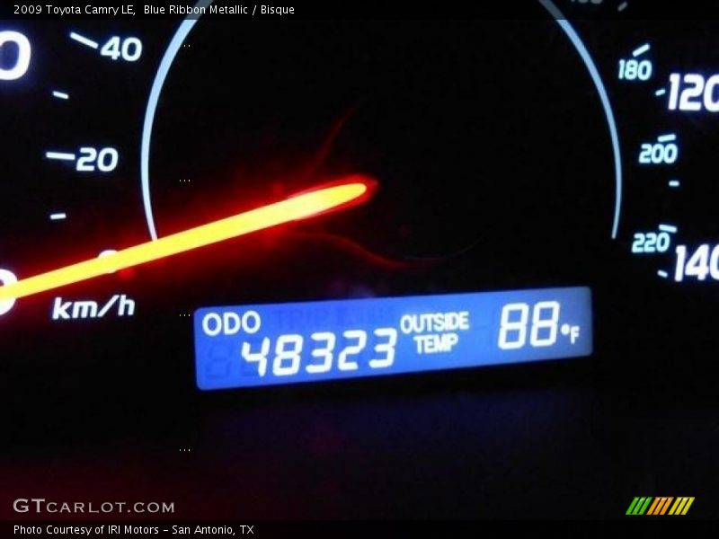 Blue Ribbon Metallic / Bisque 2009 Toyota Camry LE