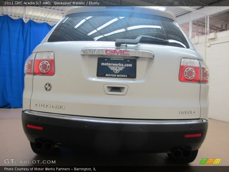 Quicksilver Metallic / Ebony 2011 GMC Acadia SLT AWD