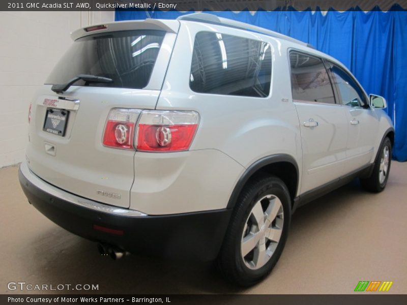 Quicksilver Metallic / Ebony 2011 GMC Acadia SLT AWD