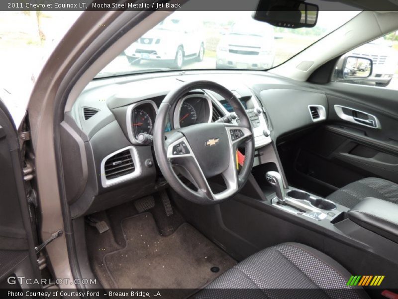 Mocha Steel Metallic / Jet Black 2011 Chevrolet Equinox LT