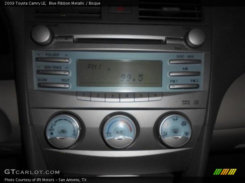 Blue Ribbon Metallic / Bisque 2009 Toyota Camry LE
