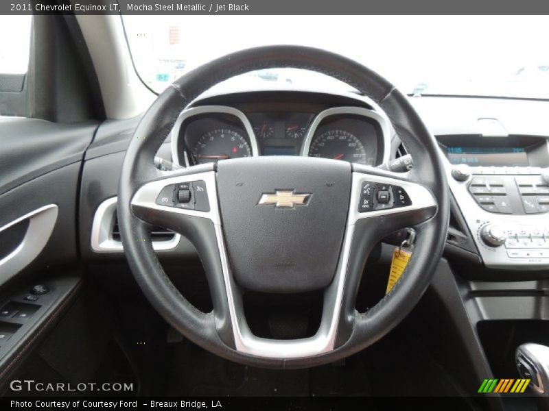 Mocha Steel Metallic / Jet Black 2011 Chevrolet Equinox LT