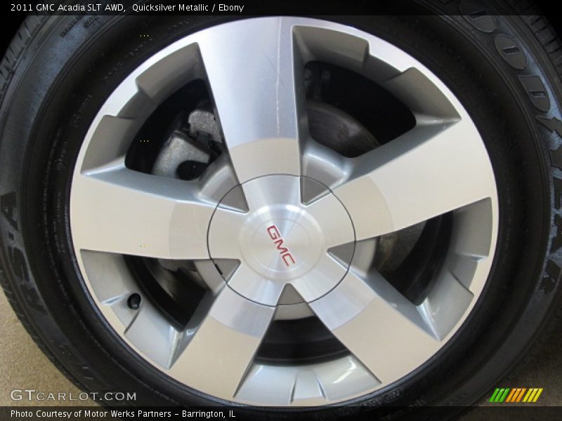 Quicksilver Metallic / Ebony 2011 GMC Acadia SLT AWD