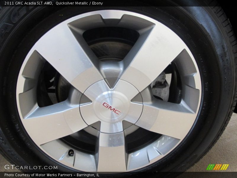 Quicksilver Metallic / Ebony 2011 GMC Acadia SLT AWD