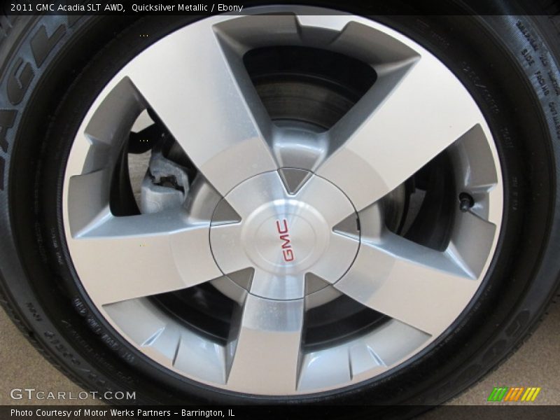 Quicksilver Metallic / Ebony 2011 GMC Acadia SLT AWD