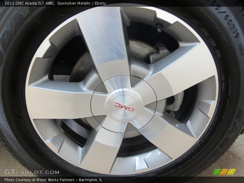 Quicksilver Metallic / Ebony 2011 GMC Acadia SLT AWD