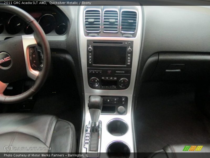 Quicksilver Metallic / Ebony 2011 GMC Acadia SLT AWD