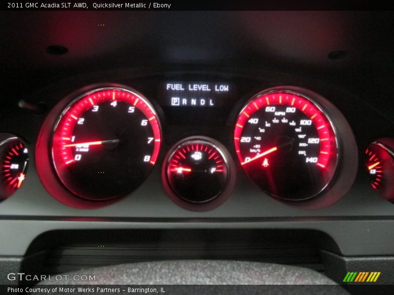 Quicksilver Metallic / Ebony 2011 GMC Acadia SLT AWD