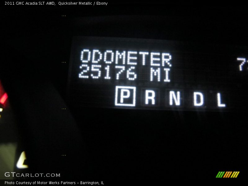 Quicksilver Metallic / Ebony 2011 GMC Acadia SLT AWD