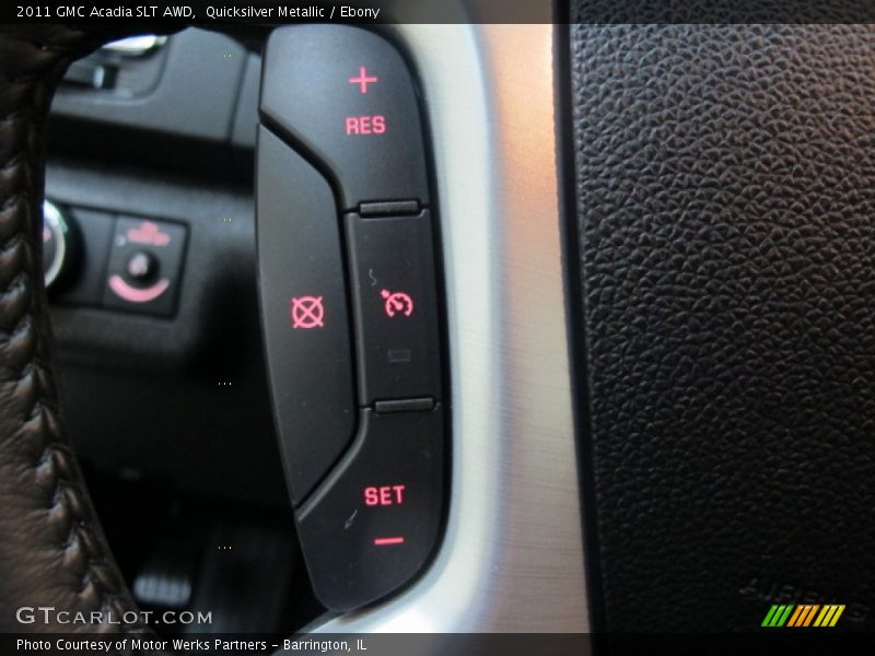 Quicksilver Metallic / Ebony 2011 GMC Acadia SLT AWD