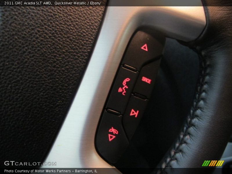 Quicksilver Metallic / Ebony 2011 GMC Acadia SLT AWD