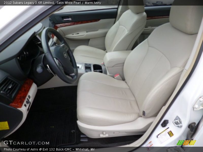  2012 Legacy 3.6R Limited Warm Ivory Interior