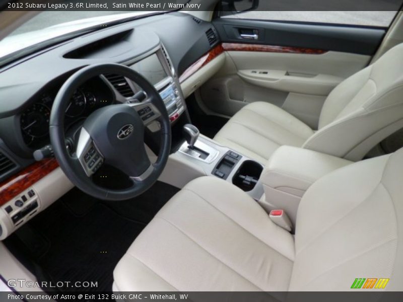  2012 Legacy 3.6R Limited Warm Ivory Interior