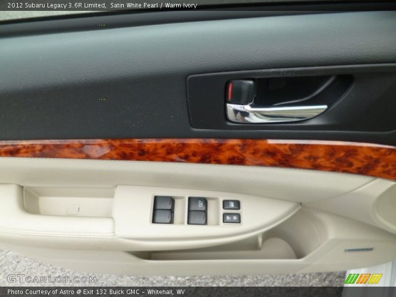 Satin White Pearl / Warm Ivory 2012 Subaru Legacy 3.6R Limited
