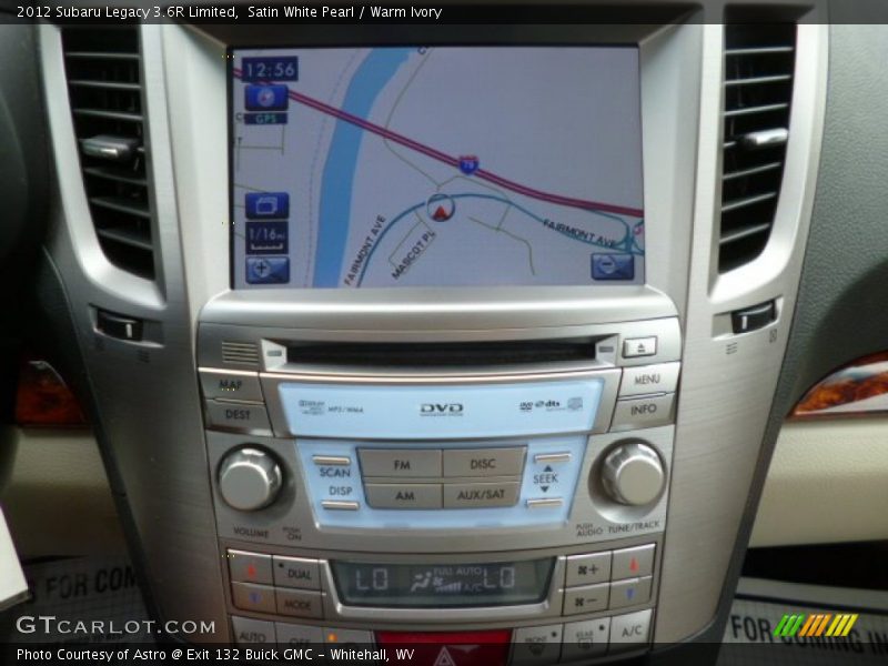 Controls of 2012 Legacy 3.6R Limited
