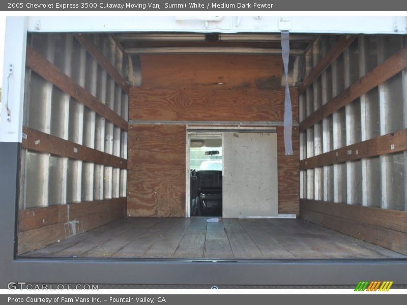 Summit White / Medium Dark Pewter 2005 Chevrolet Express 3500 Cutaway Moving Van