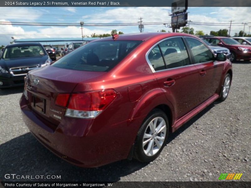 Venetian Red Pearl / Black 2014 Subaru Legacy 2.5i Premium