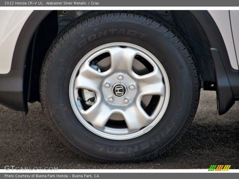 Alabaster Silver Metallic / Gray 2013 Honda CR-V LX