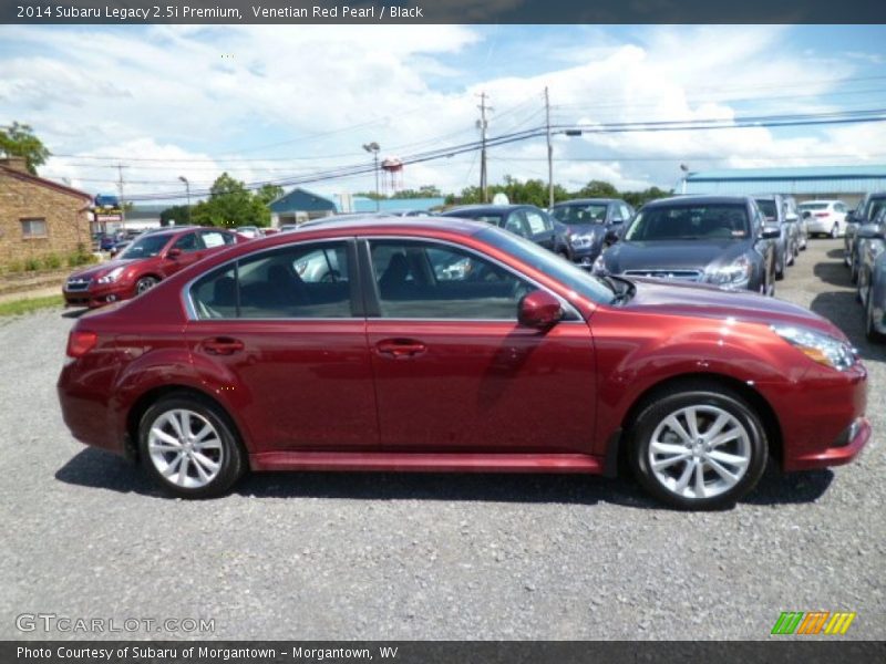 Venetian Red Pearl / Black 2014 Subaru Legacy 2.5i Premium