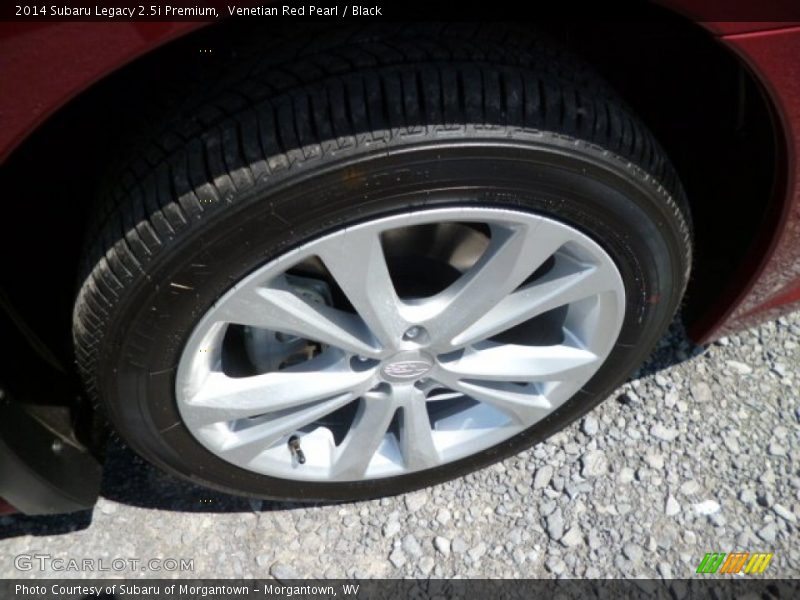 Venetian Red Pearl / Black 2014 Subaru Legacy 2.5i Premium