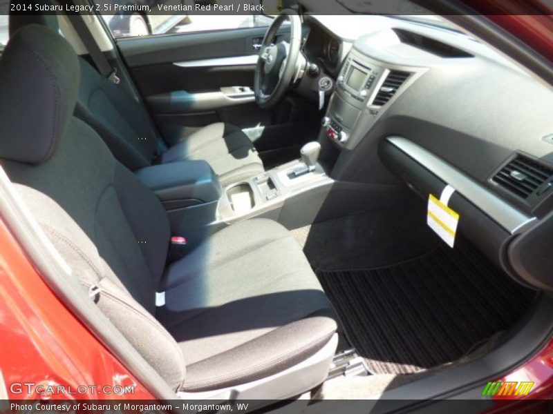 Venetian Red Pearl / Black 2014 Subaru Legacy 2.5i Premium