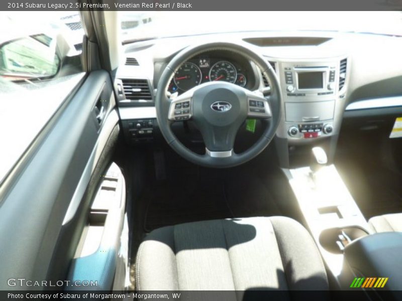 Venetian Red Pearl / Black 2014 Subaru Legacy 2.5i Premium