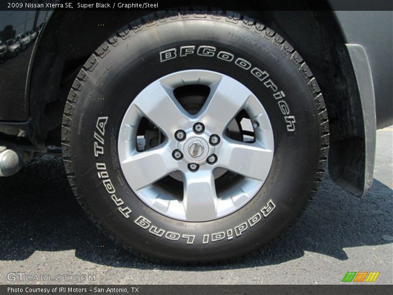 Super Black / Graphite/Steel 2009 Nissan Xterra SE