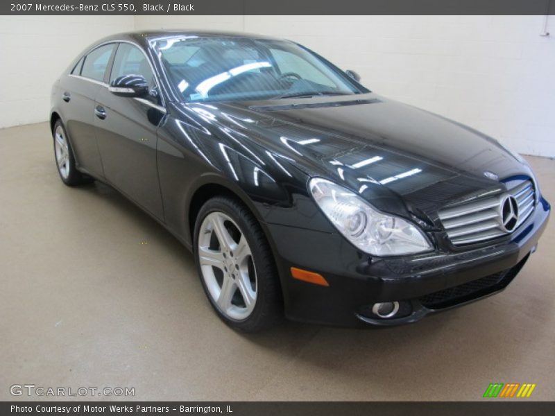 Black / Black 2007 Mercedes-Benz CLS 550
