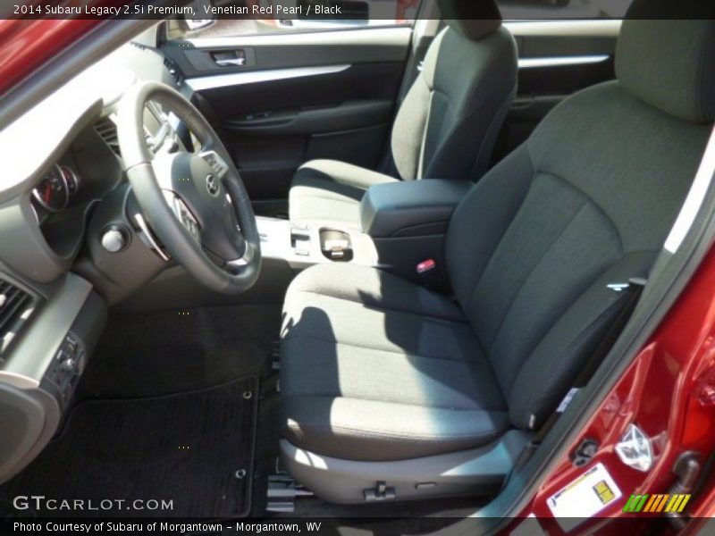 Venetian Red Pearl / Black 2014 Subaru Legacy 2.5i Premium
