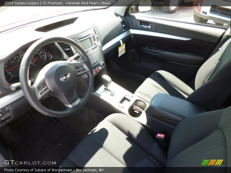 Venetian Red Pearl / Black 2014 Subaru Legacy 2.5i Premium