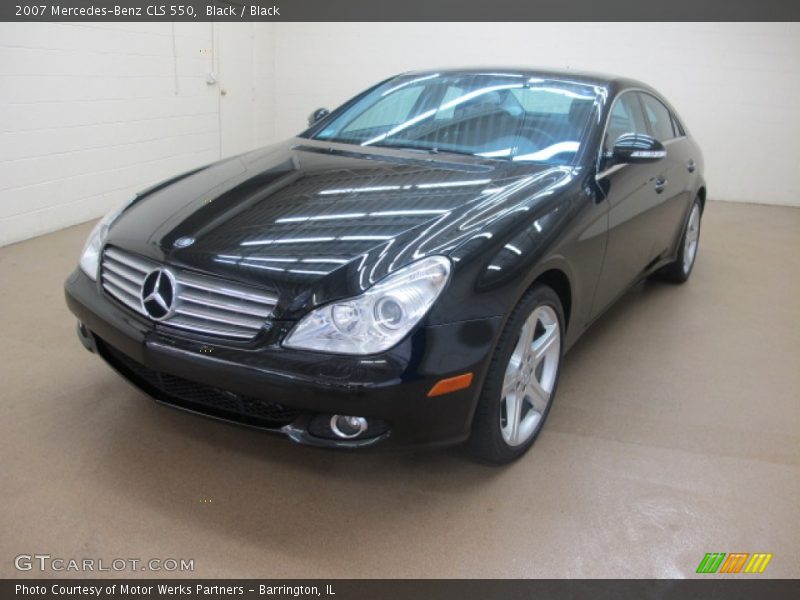 Black / Black 2007 Mercedes-Benz CLS 550