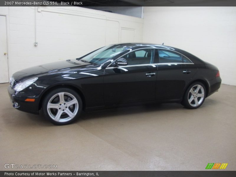 Black / Black 2007 Mercedes-Benz CLS 550