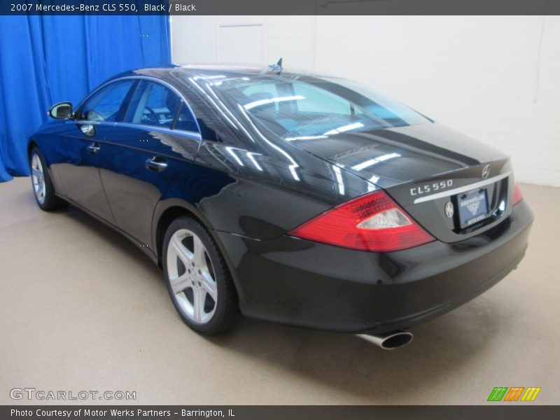 Black / Black 2007 Mercedes-Benz CLS 550