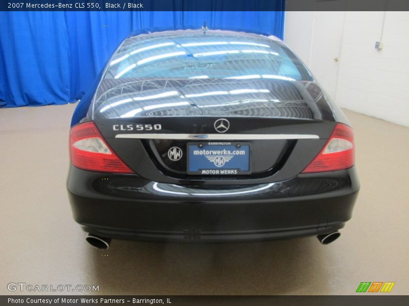 Black / Black 2007 Mercedes-Benz CLS 550