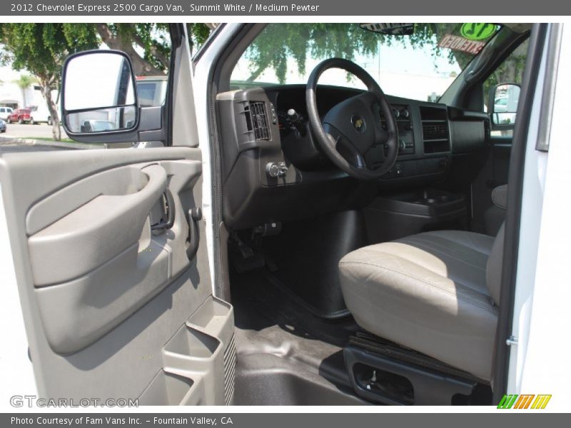 Summit White / Medium Pewter 2012 Chevrolet Express 2500 Cargo Van
