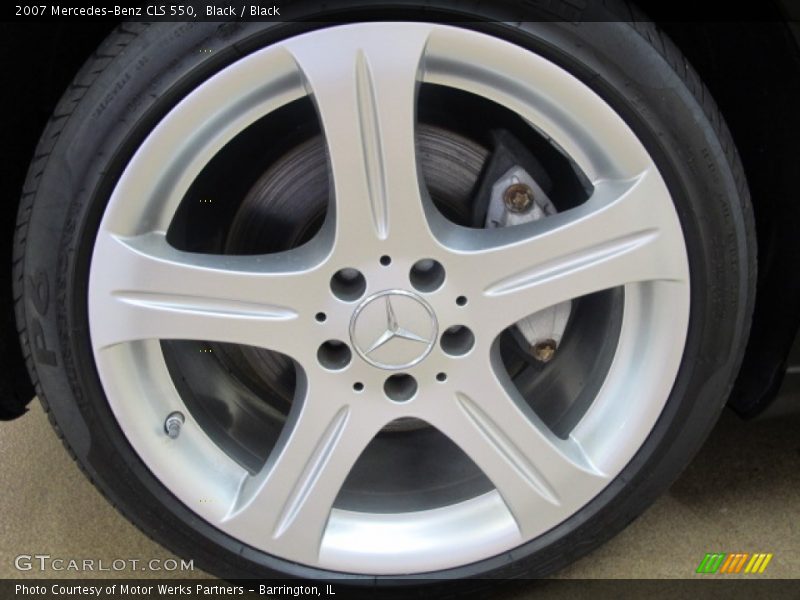 Black / Black 2007 Mercedes-Benz CLS 550