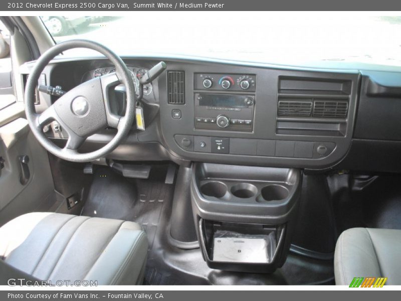 Summit White / Medium Pewter 2012 Chevrolet Express 2500 Cargo Van