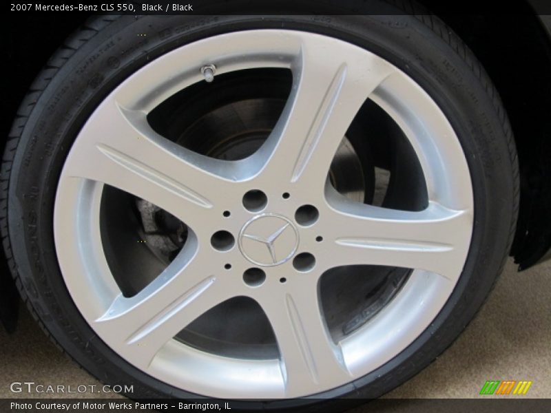 Black / Black 2007 Mercedes-Benz CLS 550