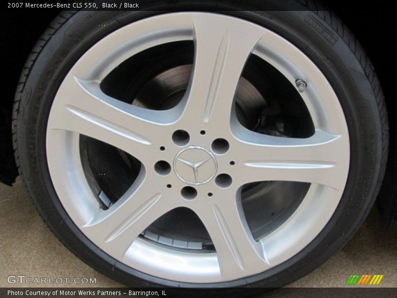 Black / Black 2007 Mercedes-Benz CLS 550