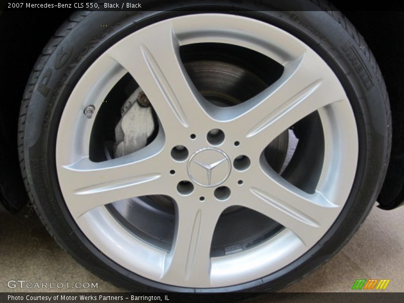 Black / Black 2007 Mercedes-Benz CLS 550