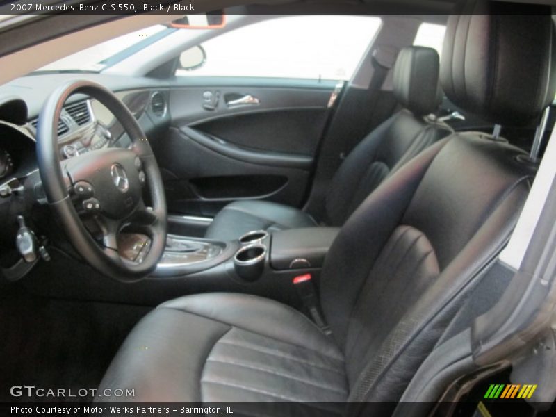 Black / Black 2007 Mercedes-Benz CLS 550
