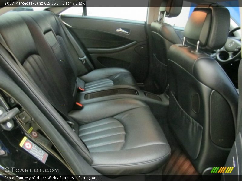 Black / Black 2007 Mercedes-Benz CLS 550