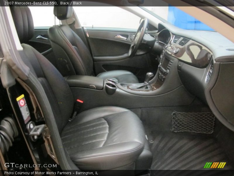 Black / Black 2007 Mercedes-Benz CLS 550