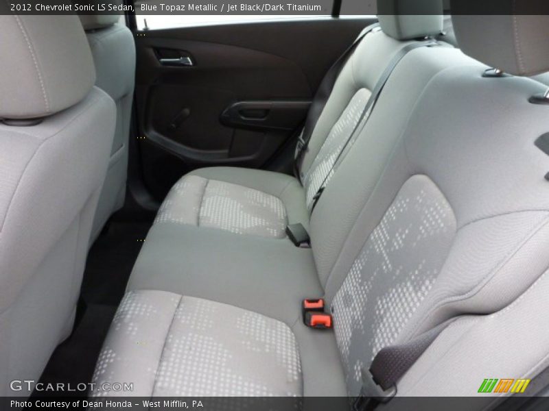 Blue Topaz Metallic / Jet Black/Dark Titanium 2012 Chevrolet Sonic LS Sedan