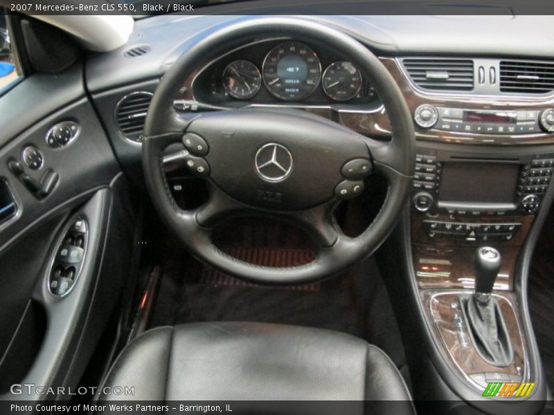 Black / Black 2007 Mercedes-Benz CLS 550